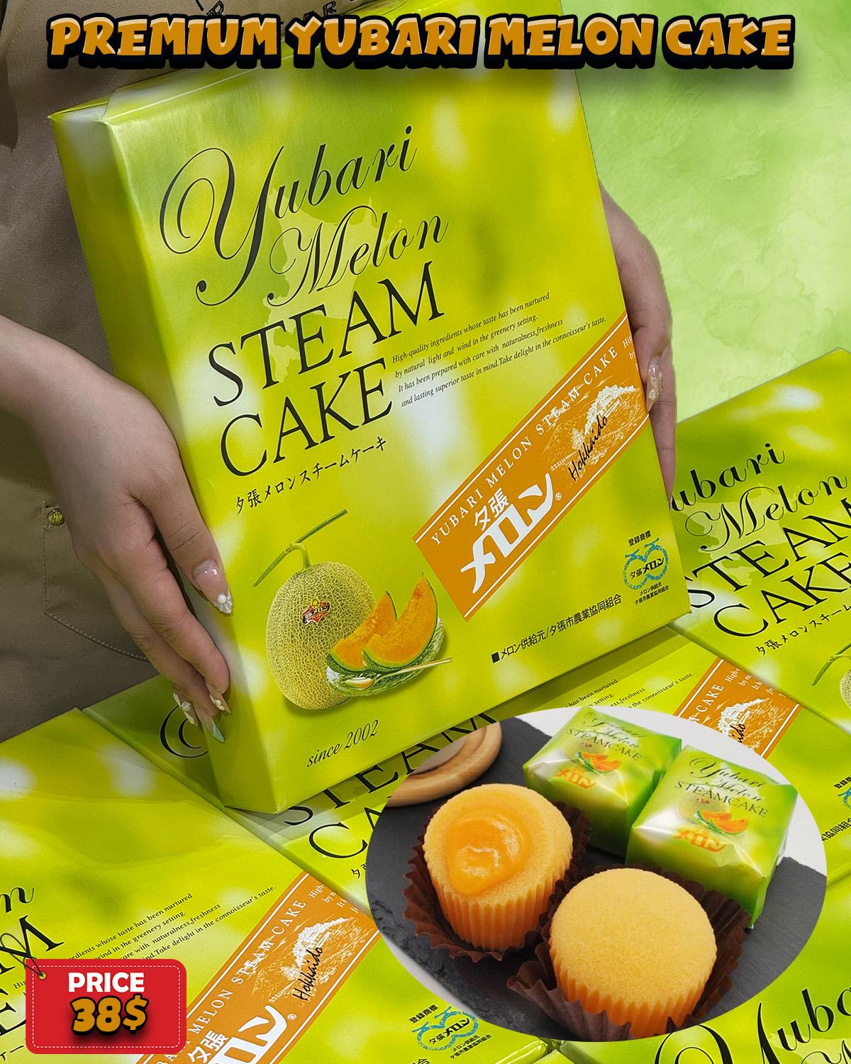 Premium Yubari Melon Steam Cake 
