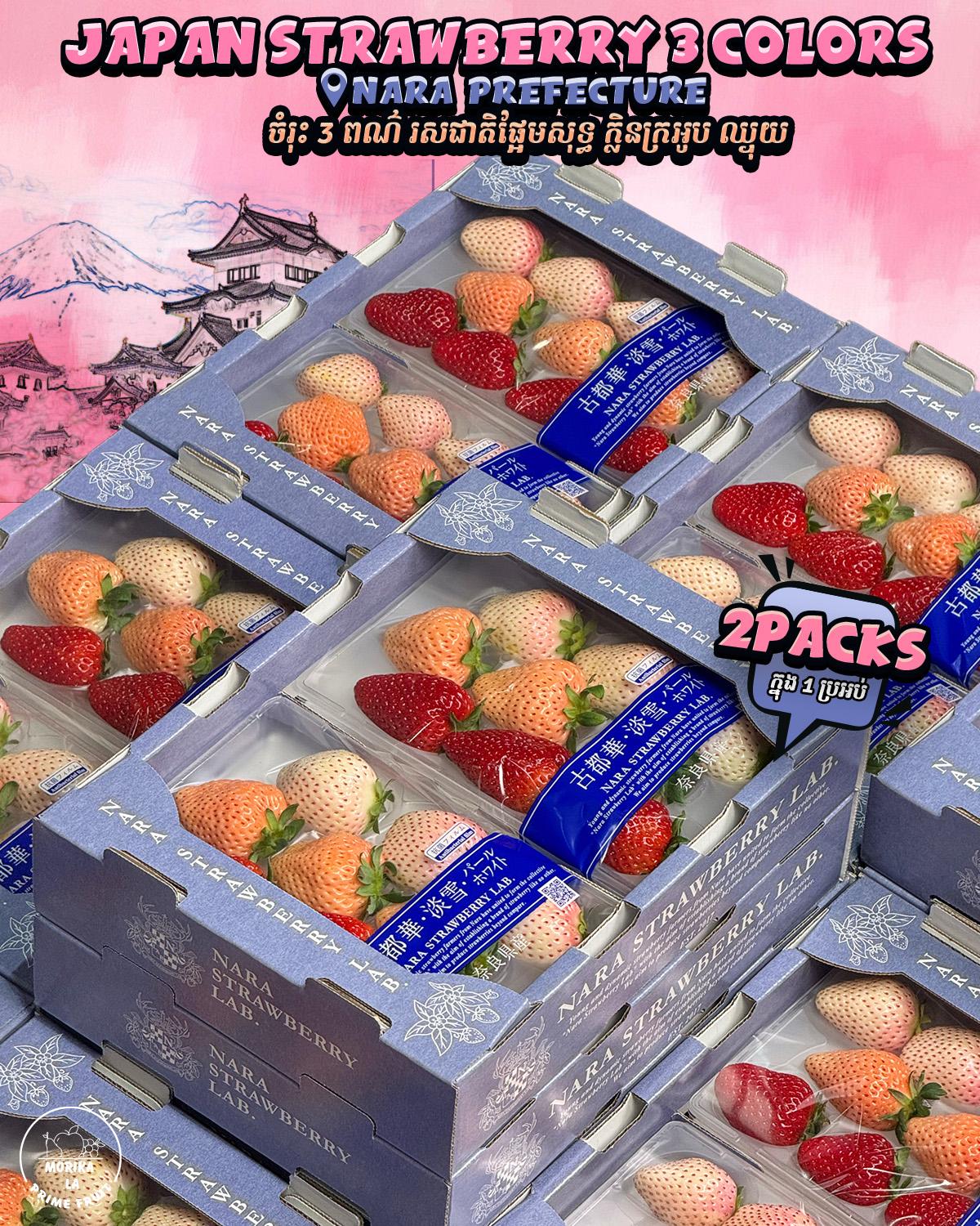 Japan 3 Color Strawberry 🍓 