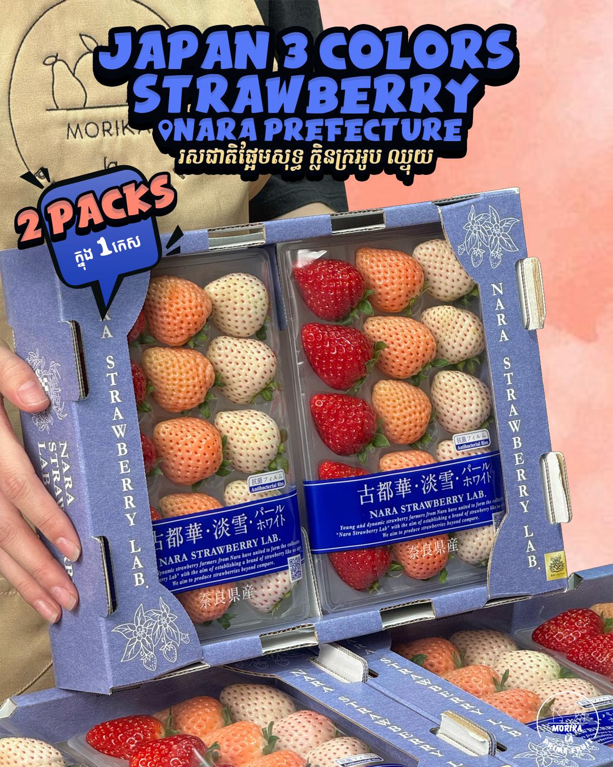 Japan 3 Color Strawberry 🍓 