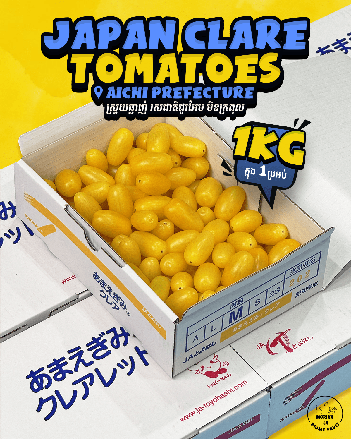 Japan Clare Tomatoes Yellow 